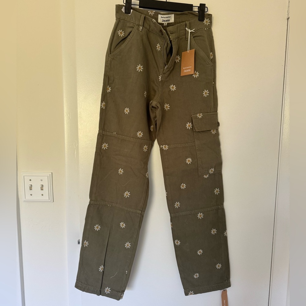 Reformation Bailey High Rise Utility Pant - Picture 2 of 4